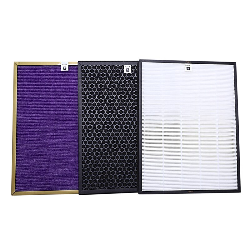 3 unids/lote Ac4141 Ac4143 Ac4144 Kit de filtro para AC4072 AC4074 AC4083 AC4084 AC4085 AC4086 AC4014 ACP073 purificador de aire partes: Default Title