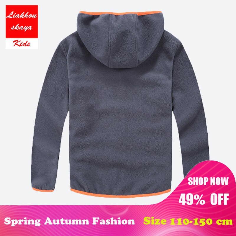 Liakhouskaya – veste polaire pour enfants, vêtements à coque souple, printemps, automne, 4-15 T,