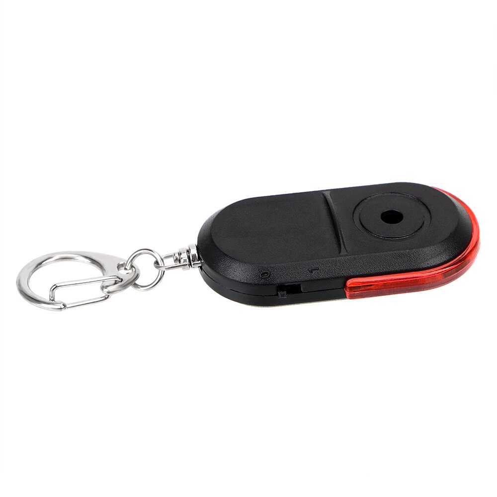 FORAUTO Key Finder Car Keyring Anti-lost Device with LED Flash Light Wireless Whistle Sound Induction Key Locator Car Styling: Red