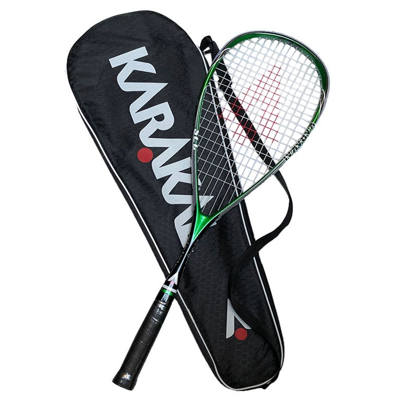 Karakal squashracket med påsehastighetsballracket