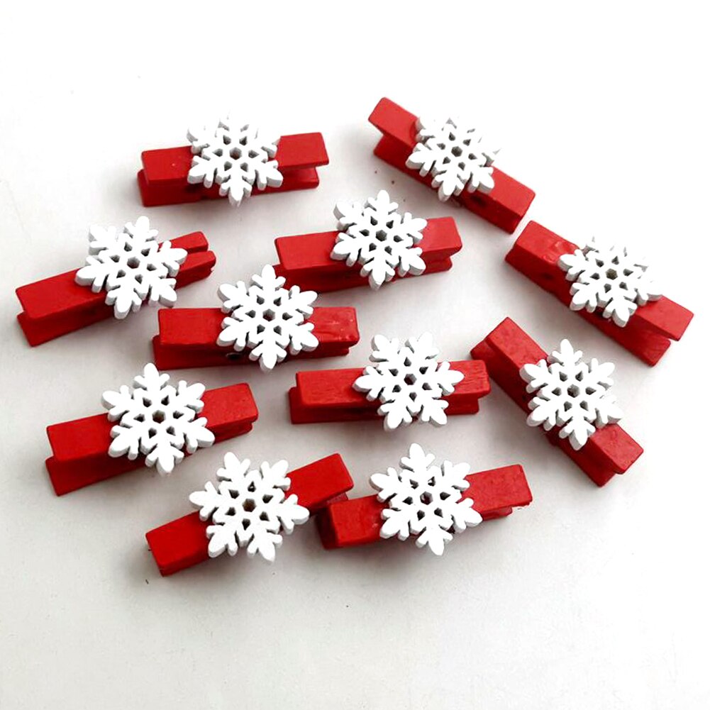 25 st trälappar foton klämmor snöflinga älgpinne klädnypa gör-det-själv festtillbehör dekorationer för fest, pyssel, , kort