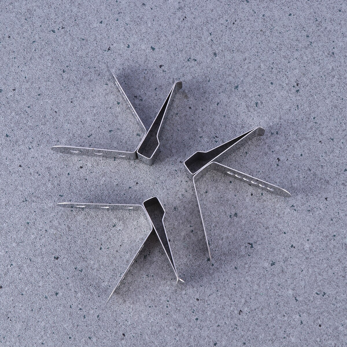 1-4 pcs Nontoxic Heat-Resisting Harmless Probe Clip Holder Stainless Steel Thermometer Holder for Measurement