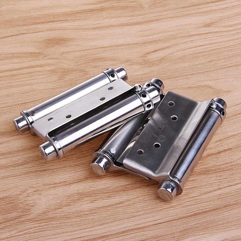 2Pcs 3 &quot;Rvs Inch Dubbelwerkende Lente Scharnier Saloon Cafe Deur Swing