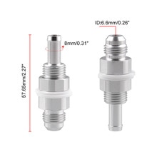 Aluminum Fuel Tank Hose Barb Replacement Accessories Fittings Connector 6AN Male 1Pc Tools