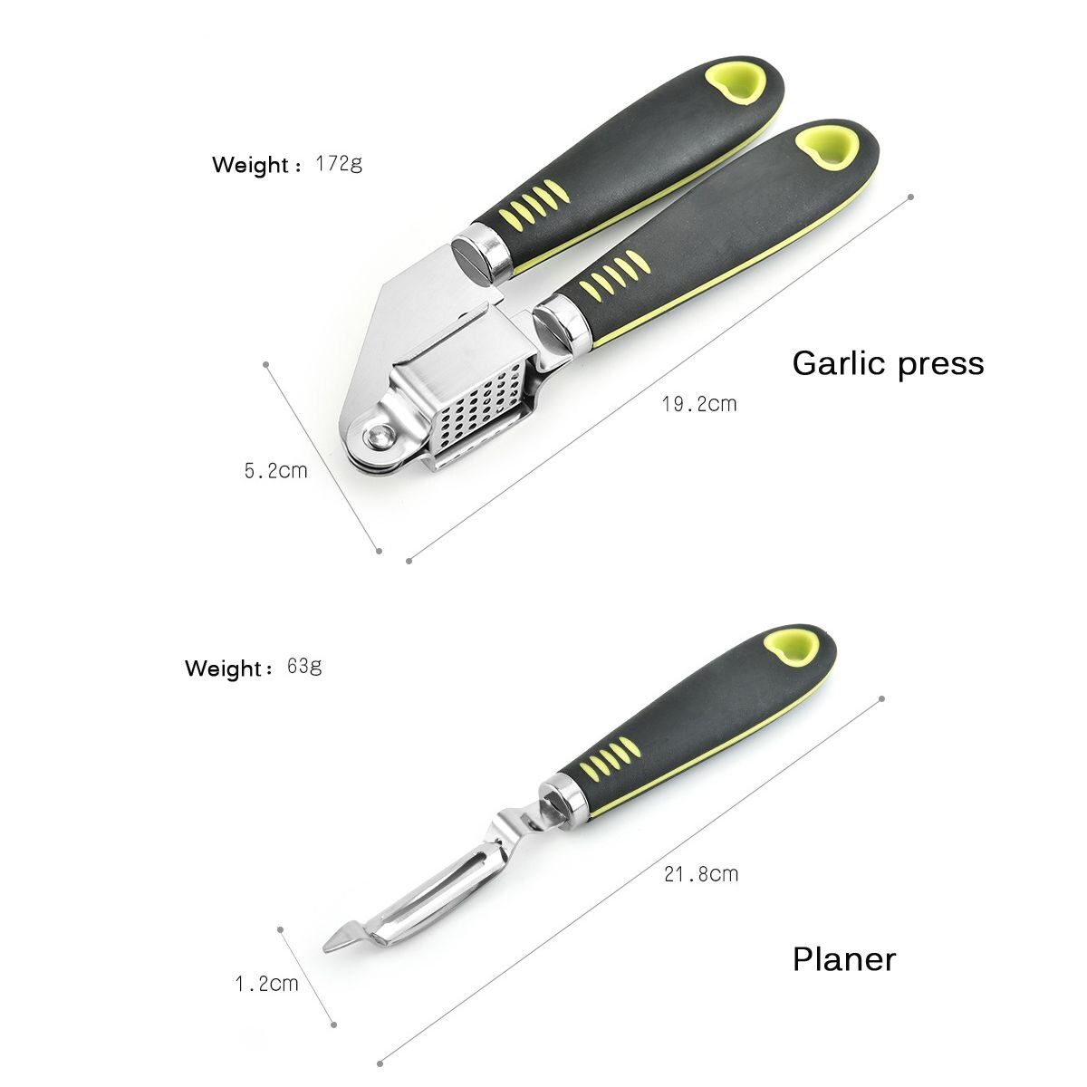 7pcs Cooking Tools Set Premium Stainless Steel Kitchen Cooking Utensils Set Grater Ball Digger Garlic Press Turner Kitchen Tools