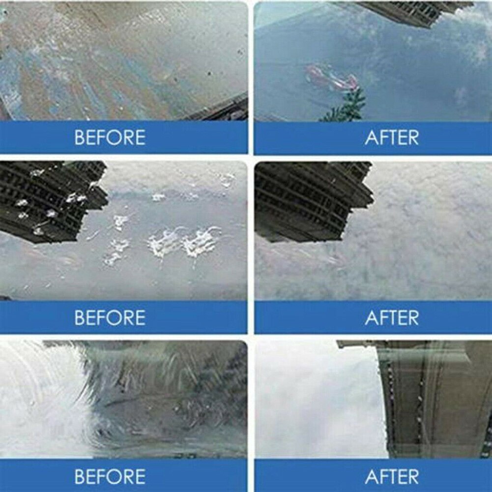 Car Glass Cleaner Anti-Fog Agent Mist Liquid Car Rainproof Agent Glass Coating Rain Mark Remover Accessories