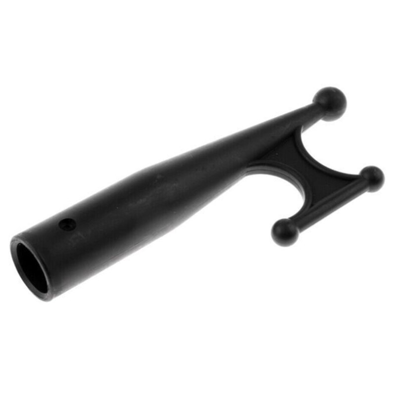 Premium Black Nylon Marine Boat Hook Replacement Top 1Inch Durable Marine Hardware Accessory for Boat Kayak Raft Docking