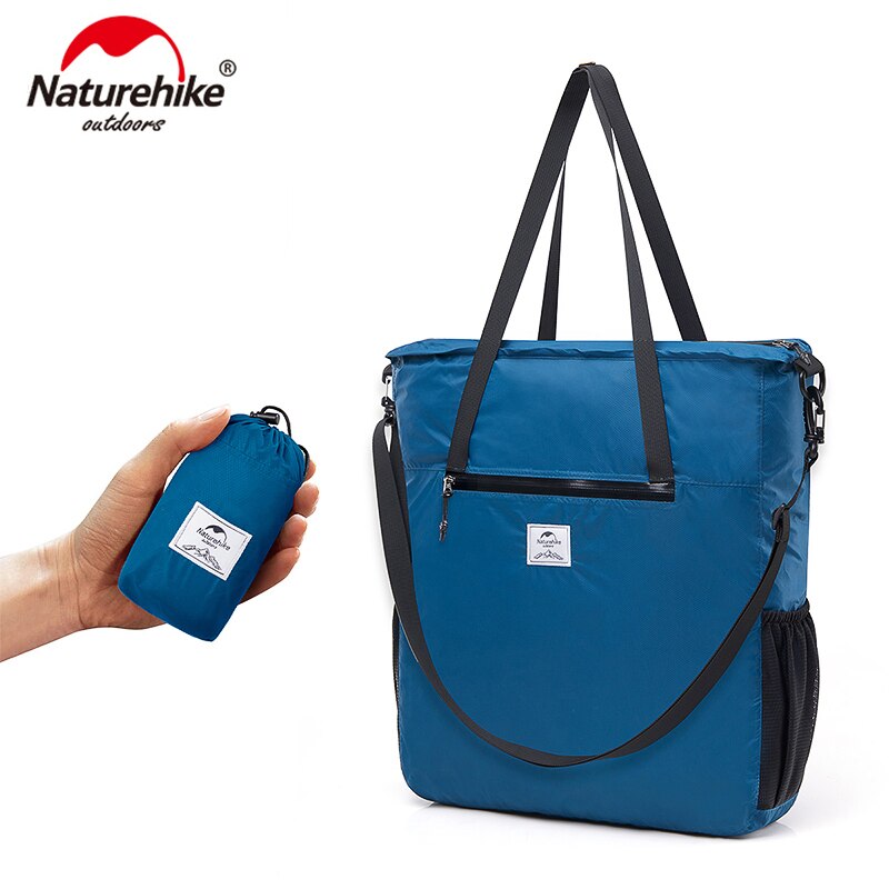 Naturehike, bolsos de mano para mujer, bandolera plegable portátil, bolso bandolera de viaje al aire libre, bolso bandolera para compras, bolso Casual, impermeable
