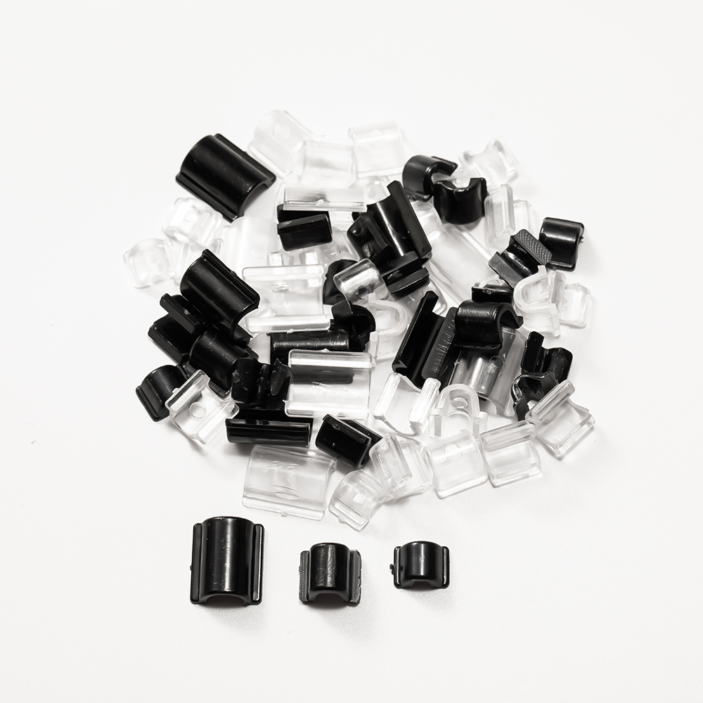 100 stks C-vormige Haar Ring Gesp Band Basis Connector Voor DIY Rubber Elastische Scrunchies Sieraden Maken Benodigdheden Accessoires Onderdelen