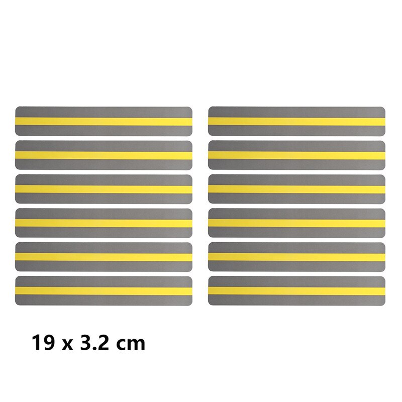 6/8/10 Pcs Transparent Reading Guide Strip School Supplies Highlighter Colored Overlays Plastic Bookmark For Dyslexia Student: 10 Pcs-yellow