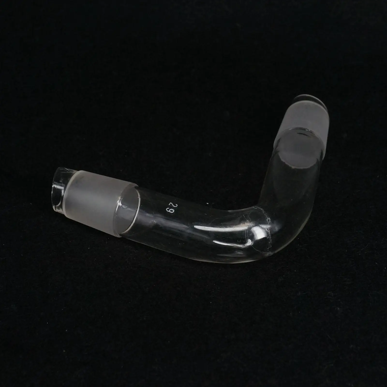 29/32 Stopper Glass Distillation Adapter Distilling Head 75 Degree Bend Labware