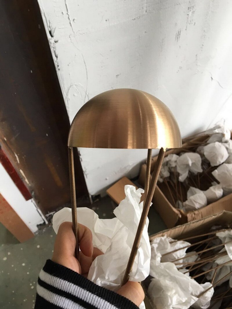 Rustfri stålkugler halvkugle halvkugleformet titanium halvkugleformet spejl letmetal dekorativt kugleformet hoved en formstøbt halvkugle