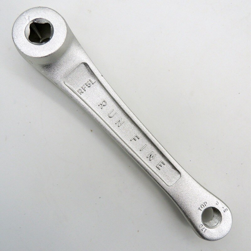 Folding Bike Crankset 52T Square Hole 170mm CNC Crankset Bicycle Crank Set Sprocket with Guard Plate