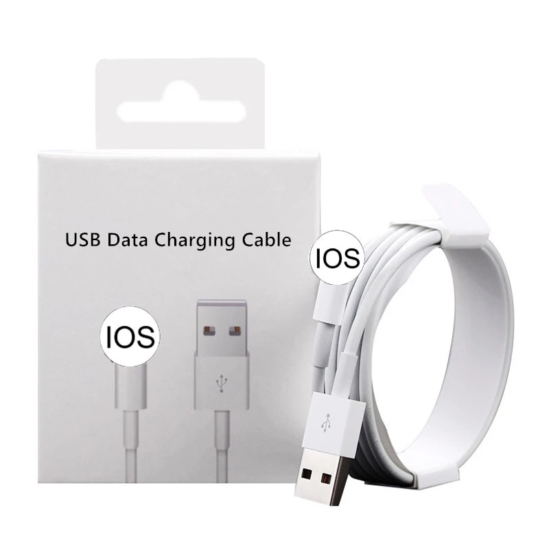 Cavo di ricarica dati USB originale 1m 2m per iPhone 6S 6 7 8 Plus 11 Pro XS Max X XR SE 5s 5C 5 cavi caricabatterie USB con scatola al dettaglio