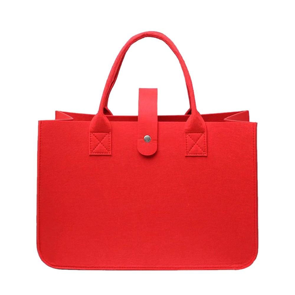 Large Capacity Felt Shoulder Bag Portable Storage Organizer Felt Messenger Bag Toy Sundries Crossbody Handbag Women: Clear