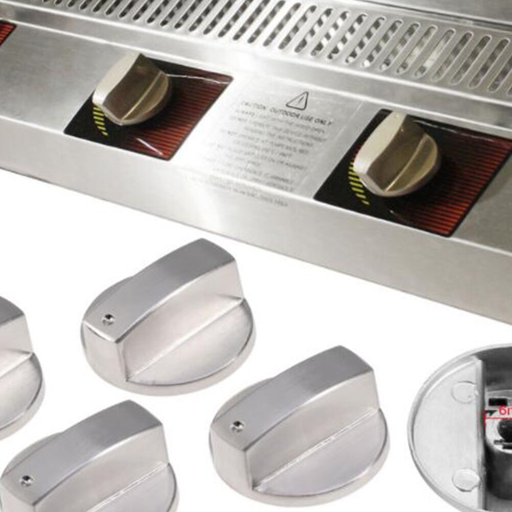 4/8 pcs Stove Switch Practical Metal Ignition Durable Accessory Replacement On-Off Knob Switch Button for Gas Stove