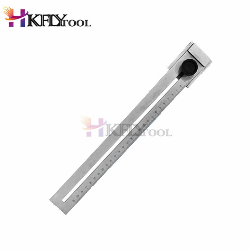 Marking Gauge Mark Scraper Tool 0-250mm Length Screw Cutting For Woodworking Measuring Graduation 0.1mm Carbon Steel 40mm Wide