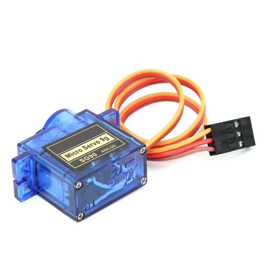 Servomotor fjernbetjening rc robotarm helikopter flytilbehør mikro servomotor  sg90 90 grader -180 graders legetøjsdele