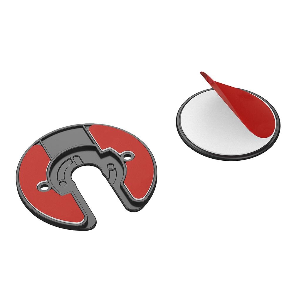 2 Pcs Wall Mounting Brackets Universal Rotatable Adjustable Storage Holder For Router Hard Disk Power Bank