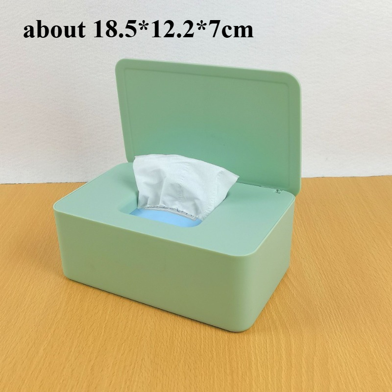 Bamboo Box Tissue Household Hotel Cafe for Napkin Dispenser Box Utility Paper Container Large Capacit: Orange