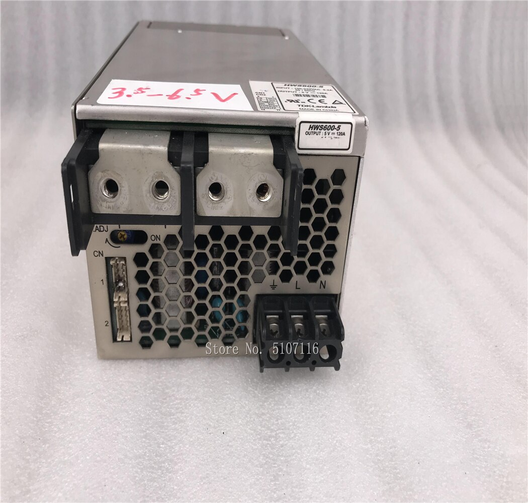 Original For TDK-Lambda for switching power supply 5V 120A HWS600-5 single lithium battery charger multi-port USB Fully tested