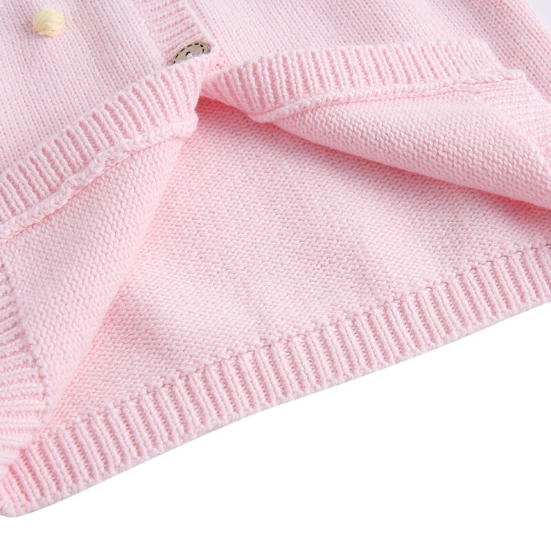 Children Kids Sweater Autumn Baby Girl Boy Knitting Ball Cardigan Casual Outerwear Coat Clothes 0-24M