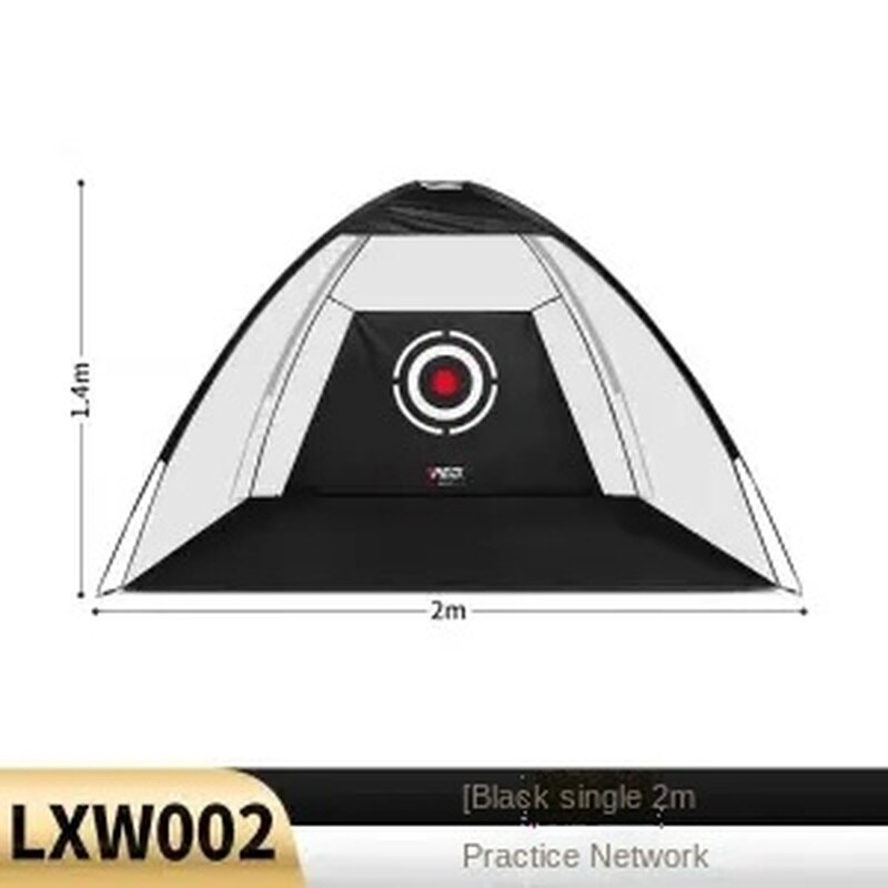 Pgm Indoor Golflessen Golf Swing Trainer Golf Driving Range Twee-Kleur Golf Tent Netto: 3M black