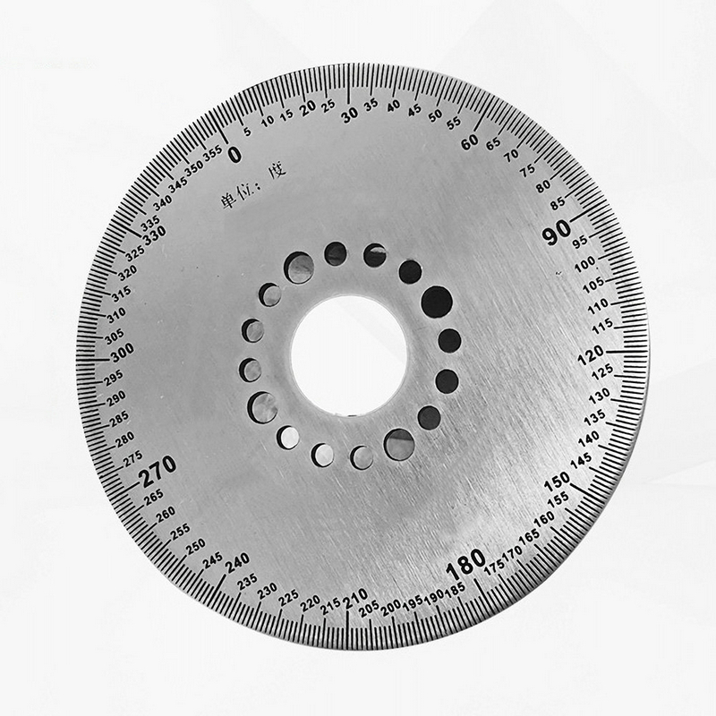 Diy diameter 70/100mm urtavla skala identifiering urtavla grader graderad cirkel skivgradskiva för maskinmätverktyg