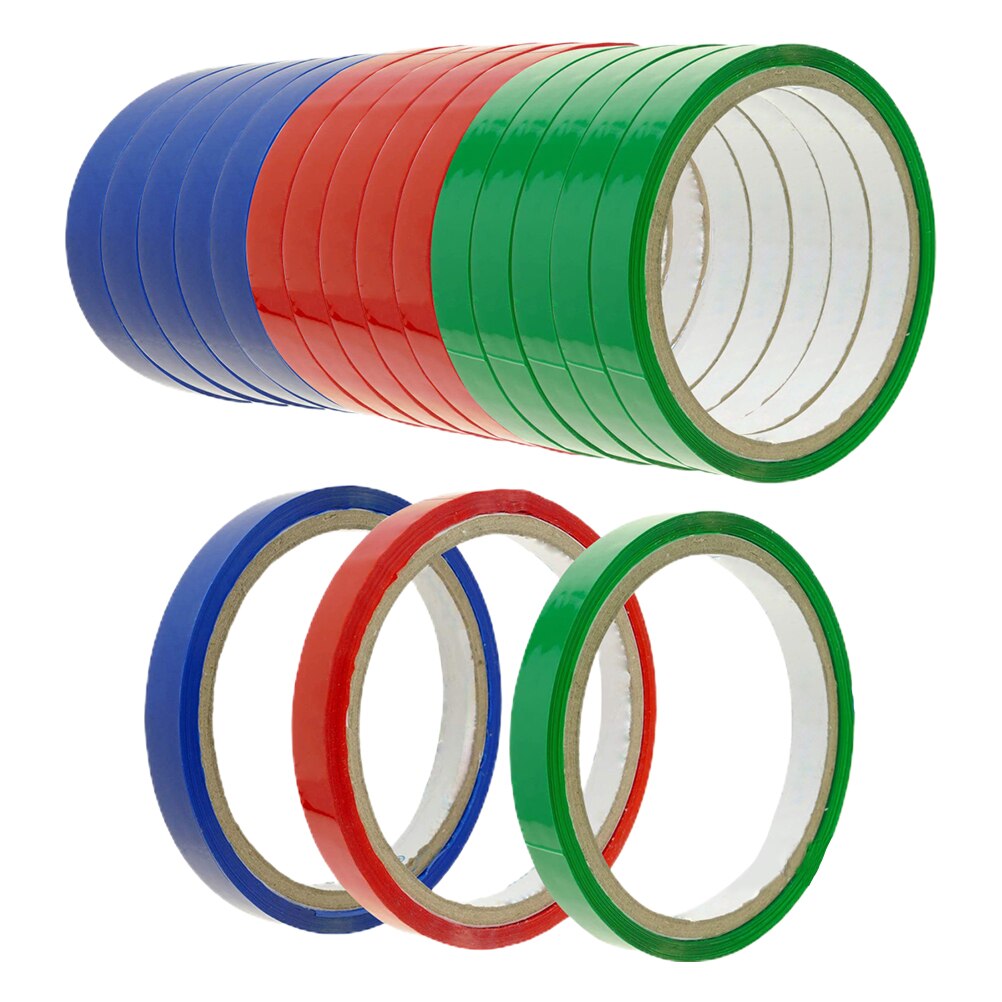 18 Pcs Poly Bag Sealing Tape Clear Bag Sealing Tape Premium Sealing Tape 12mm