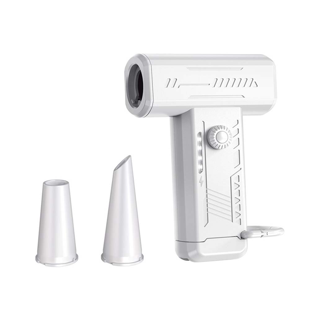 100000RPM Electric Air Blower with 2 Magnetic Nozzles Powerful Air Duster Car Dryer Brushless Motor Handheld Turbo Jet Fan: Brown