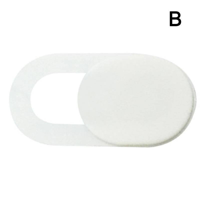 3Pcs Mobile Phone Privacy Sticker WebCam Cover Shutter Magnet Slider Plastic For iPhone Web Laptop PC Tablet Camera Cover: White