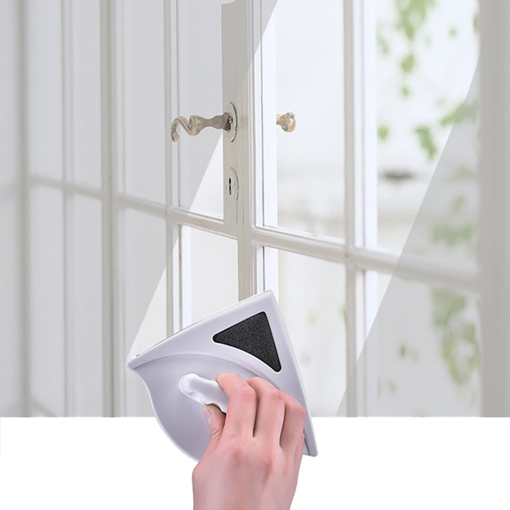 Limpiador de vidrio para ventanas del hogar, herramienta de limpieza de vidrio magnética, instrumento para limpiar vidrios de 3-30MM, limpiador de vidrio magnético de doble cara