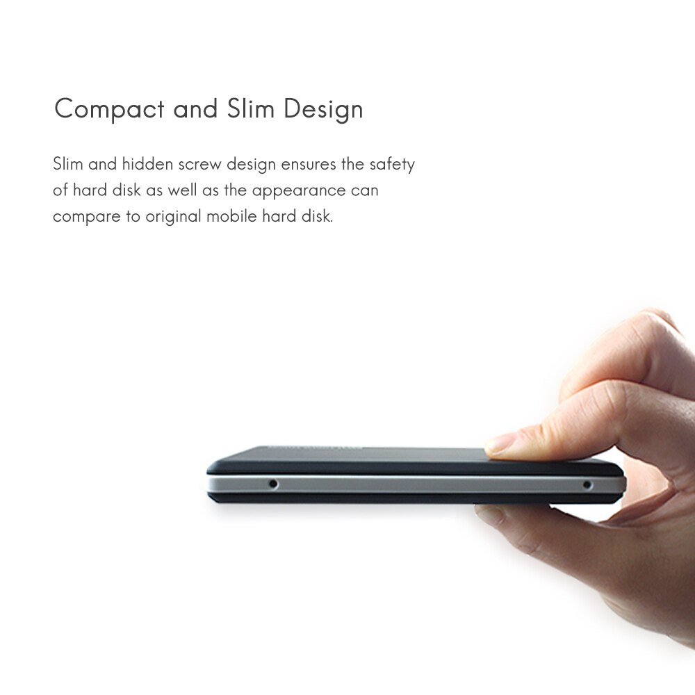 SSK HDD Case 2.5 Inch SATA Interface to USB 3.0 Adapter Hard Drive Enclosure SSD HDD Box External HDD Enclosure Black White V300