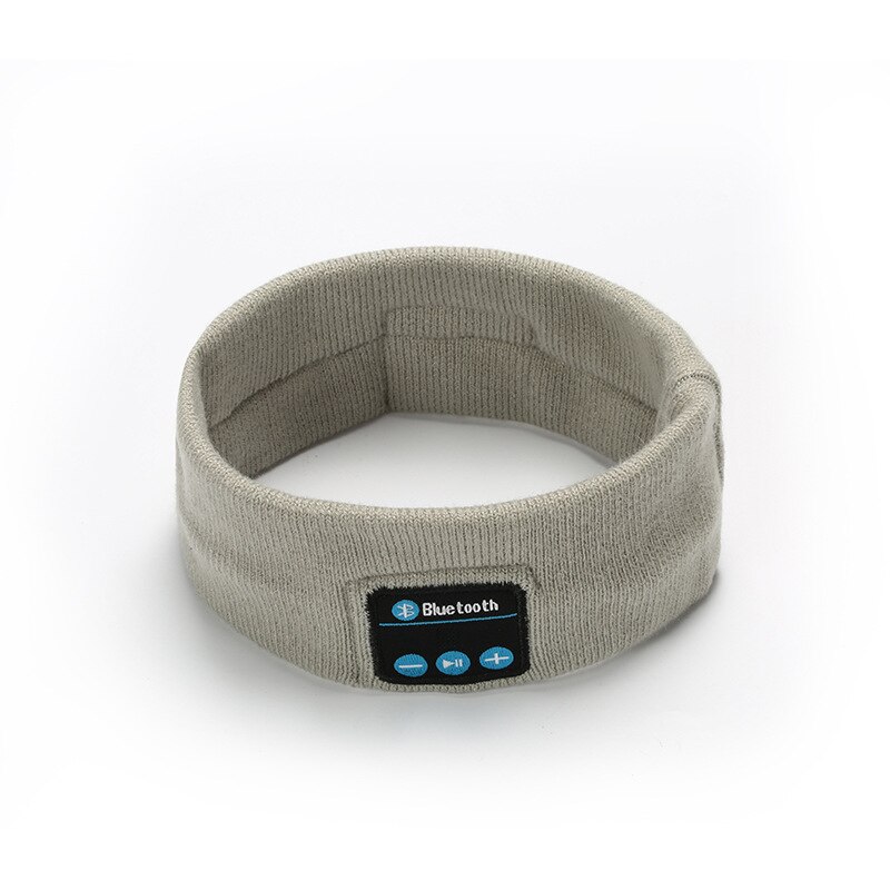 5.0 trådløse bluetooth tørklæde udendørs fitness headset musik opkald strikket pandebånd bilateralt stereo hovedtørklæde