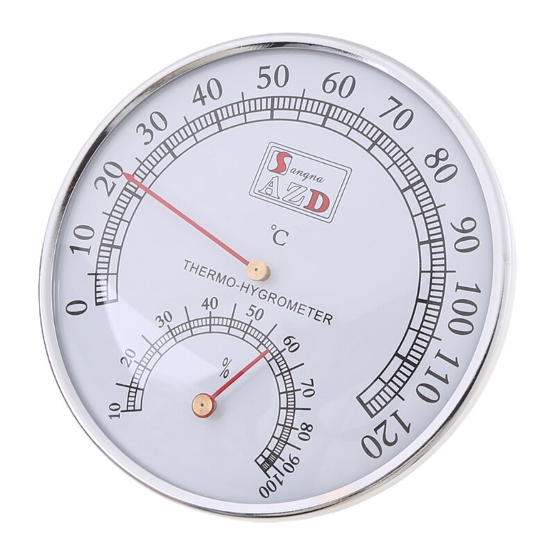 Sauna Thermometer Metal Case Stoom Sauna Thermometer Hygrometer Bad En Sauna Indoor Outdoor Gebruikt