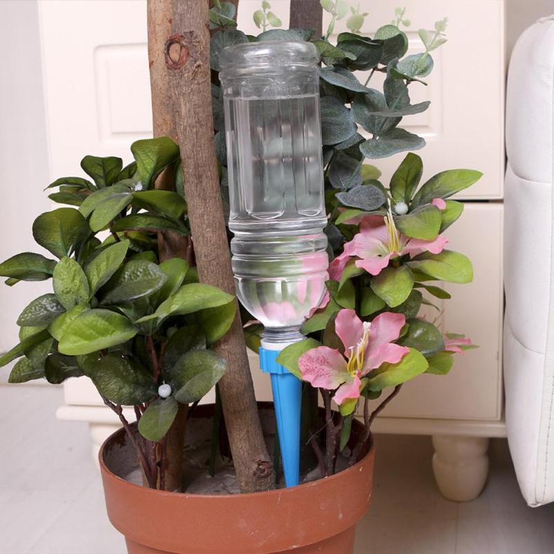 Système d'irrigation automatique pour jardin, 12 pièces, contrôle de l'eau des plantes et des fleurs, cône d'égouttage, pic, bouteille d'eau