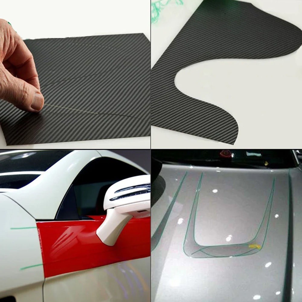 2Roll 10M Auto Vinyl Wrap Aufkleber Aufkleber Knifeless Tape Linie für Verpackung Film Schneiden Werkzeuge Aotu Film Zubehör