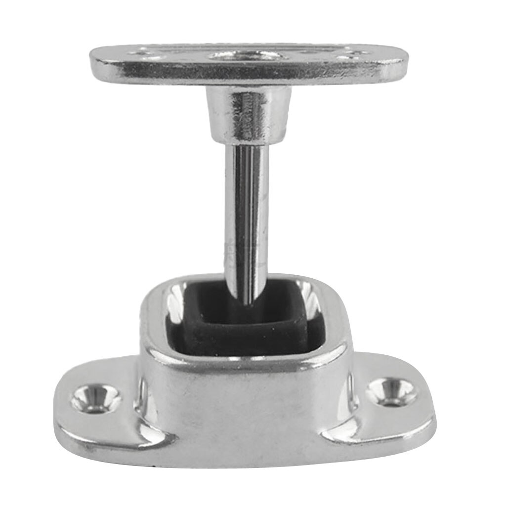 316 Stainless Steel RV Trailer Plunger Entry Door Holder Catch 2-5/8" Plunger Entry Door Holder for 1/4" screws for train car