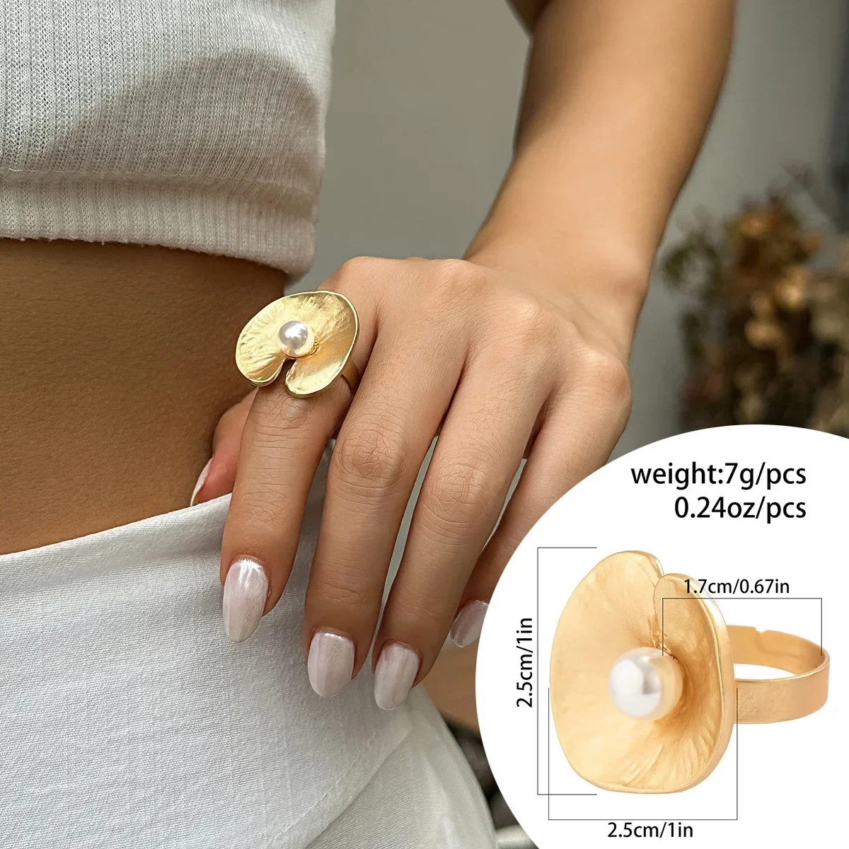 Anillos irregulares gruesos y grandes geométricos de Color dorado y plateado para mujeres y hombres, anillos de dedo con conexión de cuerda elástica con personalidad: Morado