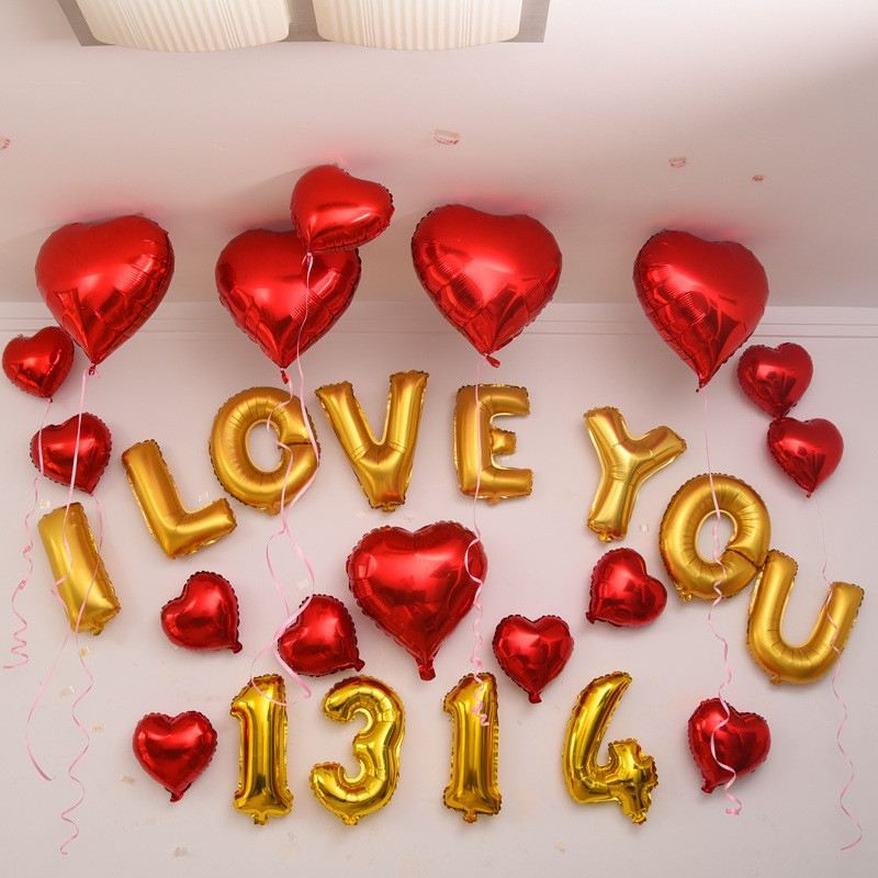 Ballons numéros 0-9 en aluminium 32 pouces | Or et argent, pour fête d'anniversaire, fournitures décoratives