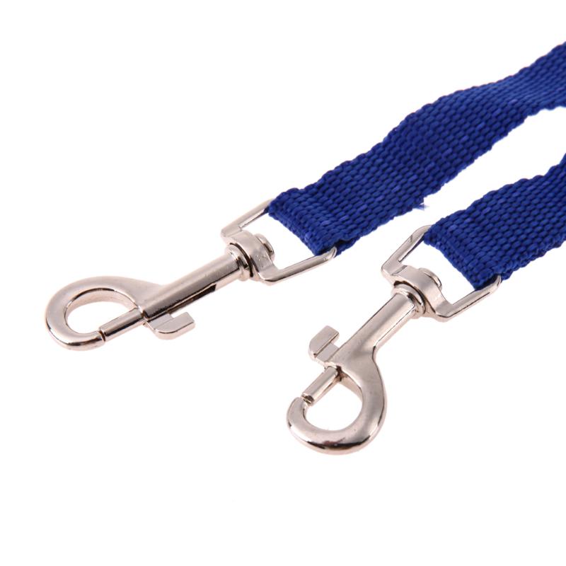 Correa para pasear perros, correa doble de nailon para dos mascotas y perros, acoplador de 2 vías, collar para caminar, correa para perros y gatos