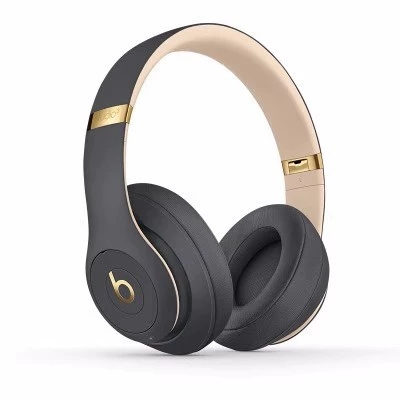 Hochwertige Klang Techniker 3 Bluetooth-Kopfhörer, kabellose Pop-hoch-Bluetooth-Kopfhörer mit Studio 3-Logo: Grau