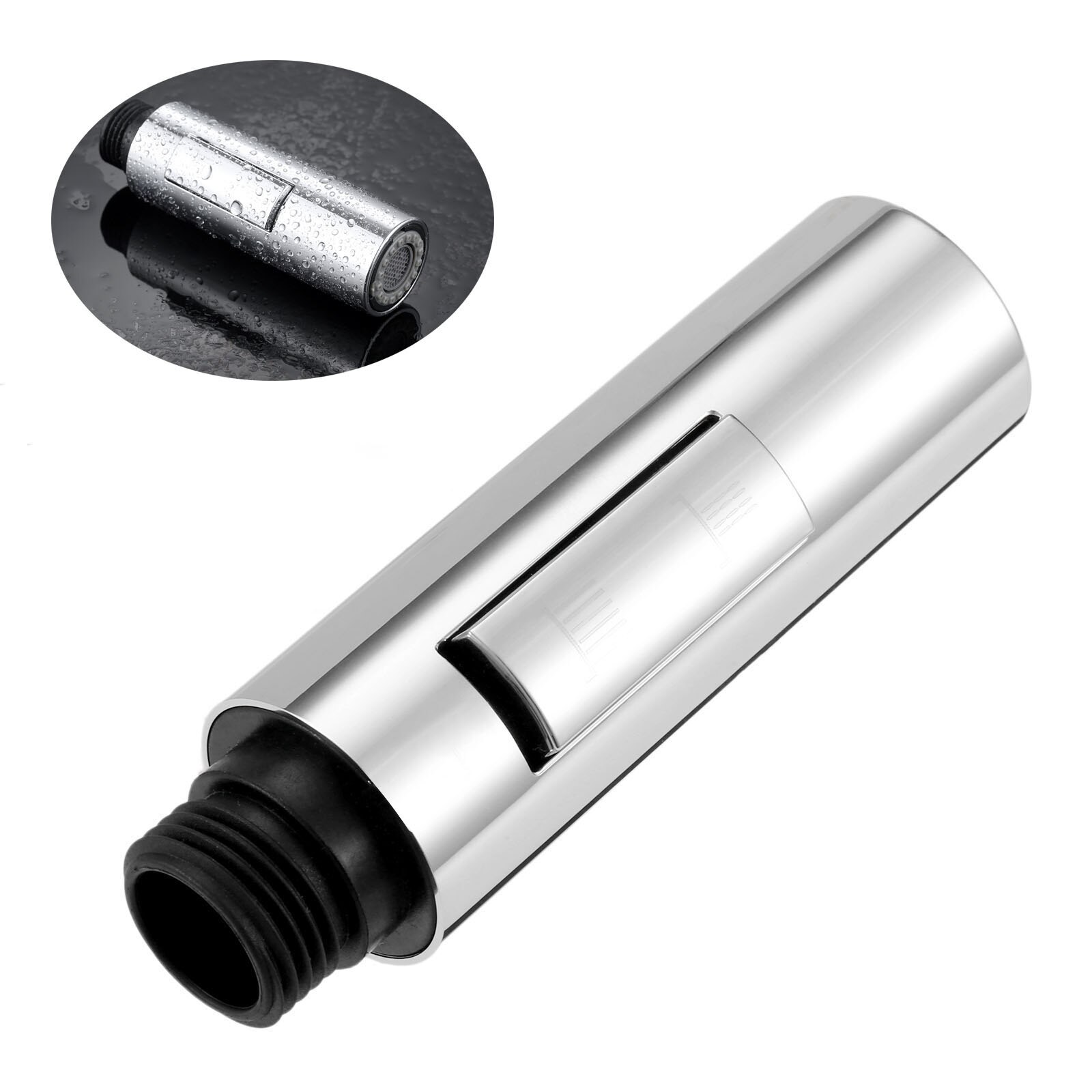 Kitchen Pull Out Faucet Sprayer Water Saving Nozzle Plating Tap Adapter Bathroom Sink Spray Shower Spray Head