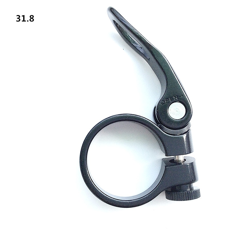 Ultralichte aluminium snelspanner racefiets mtb mountainbike zadel zadelpen zadelpenklem 31.8mm 34.9mm 40g