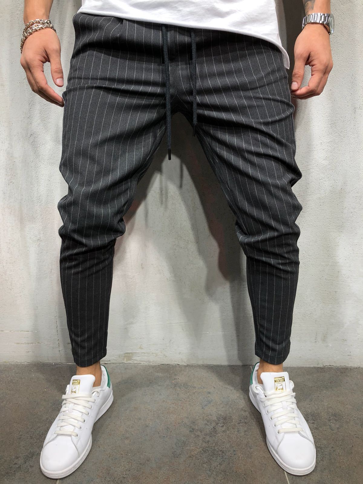 Summer Mens Hip Hop Suit Pants Men Joggers Casual Solid Cotton Pants Hip Hop Male Trousers NZ69: Black / XXXL