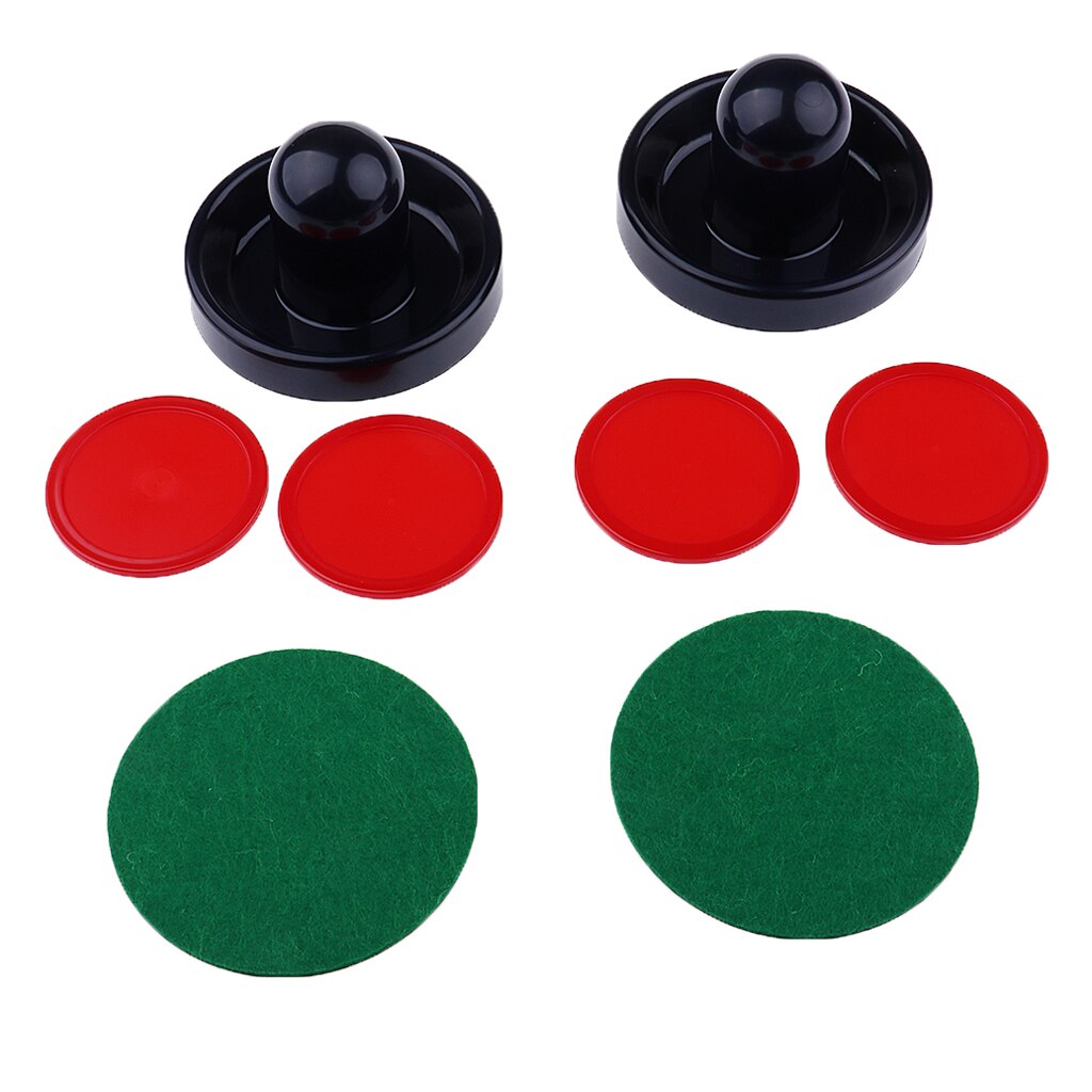 einstellen von 2 Drücker Eishockey Tisch + 4 Eishockey Puck Tisch Zubehör Luft Eishockey