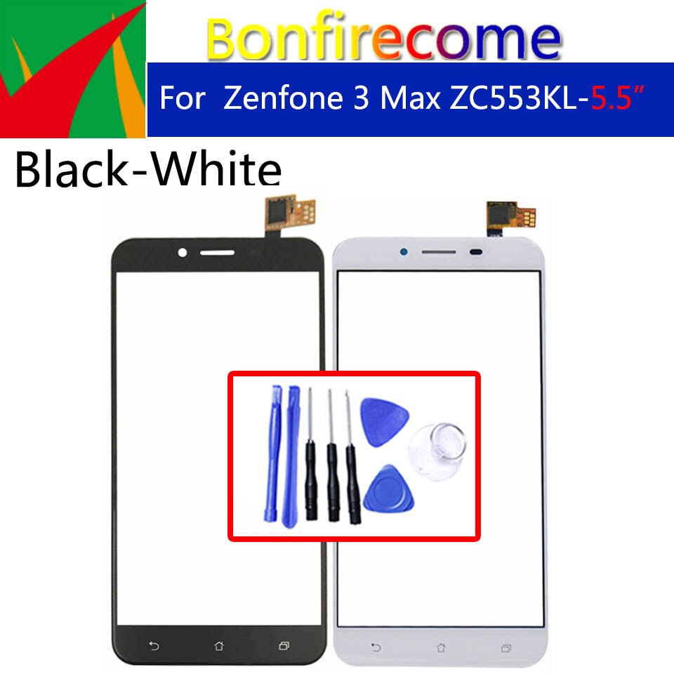 Voor Asus Zenfone 3 Max ZC553KL Touch Screen Digitizer Sensor Glass Panel Vervangende Onderdelen