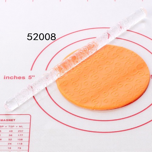 Sztuka ceramiczna druk akrylowy glina rolka przezroczysta rzeźbiona tekstura dokonywanie glina glina polimerowa płyta formowanie drukowanie narzędzia garncarskie: styl 08