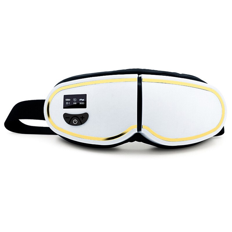 4D Smart Airbag Vibration electric eye massager Eye Care Instrumen Heating Bluetooth Music Relieves Fatigue And Dark Circles: white