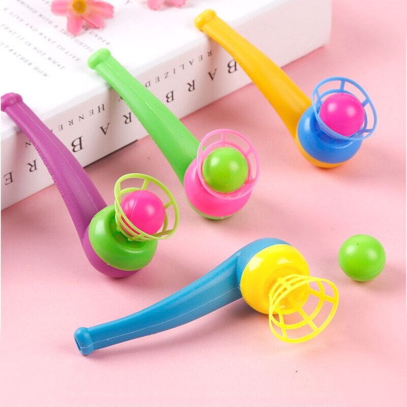 80 after Childhood Nostalgia Blow Music Plastic Suspension Ball Blowing Machine Maker Magic Floating Ball Children Baby Classic